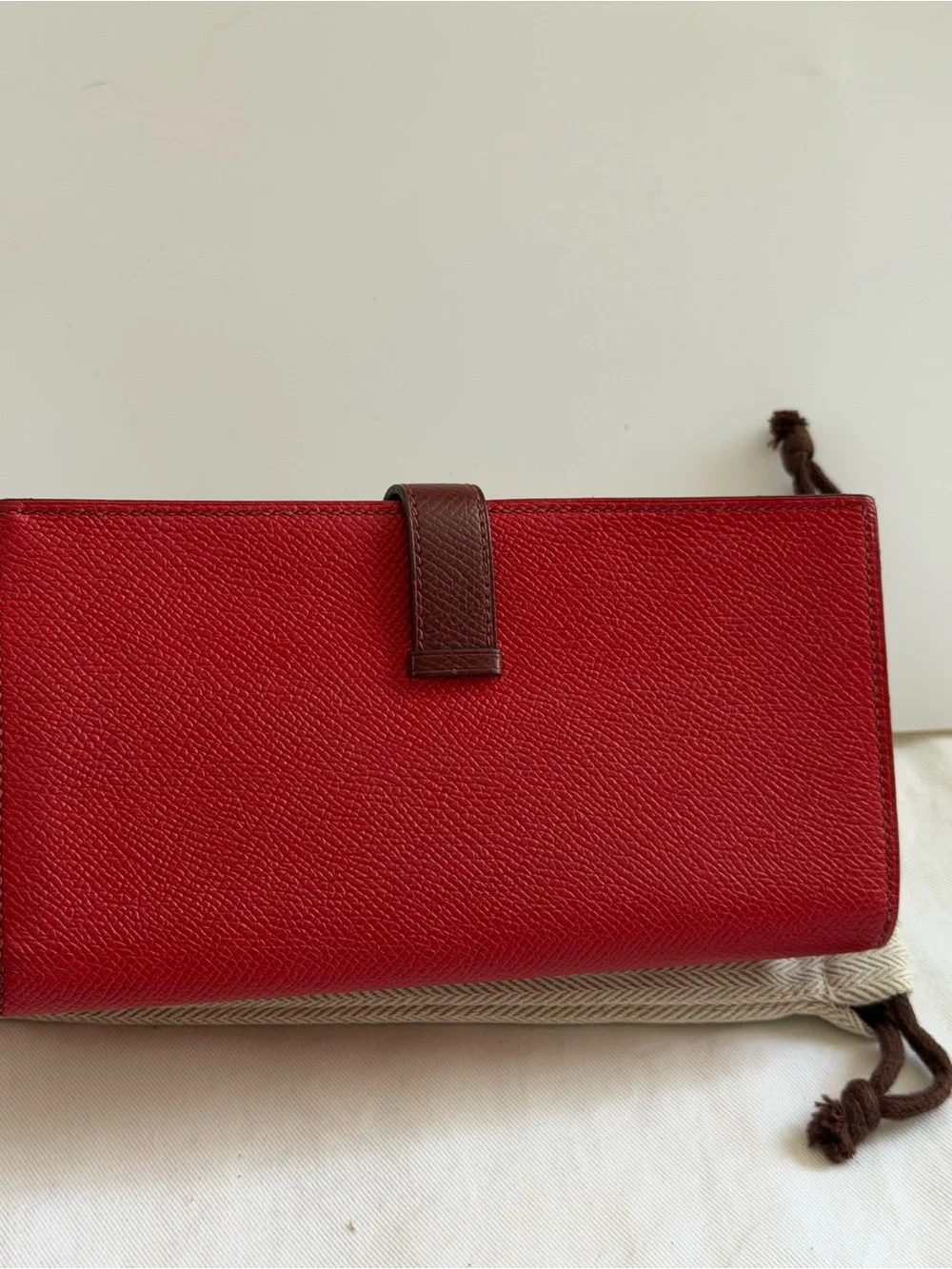 Hermes Bearn Bicolor Epsom Wallet